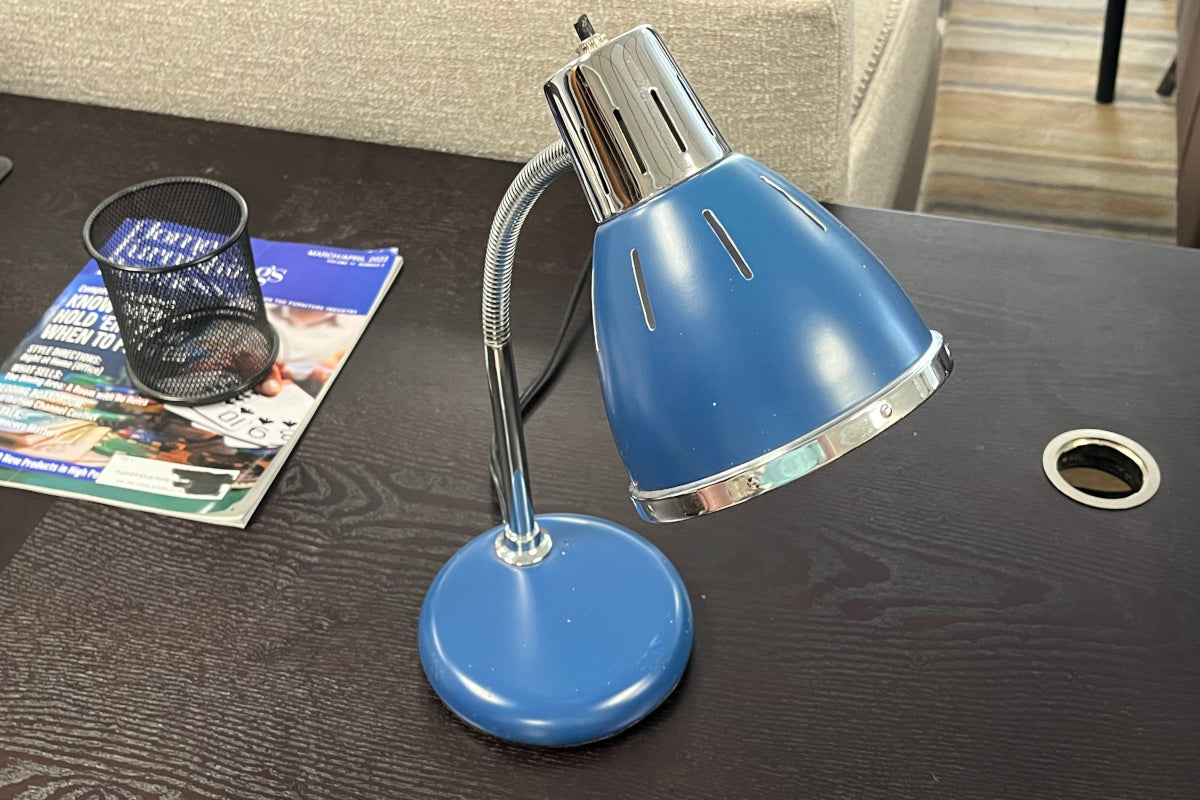 Blue Desk Lamp