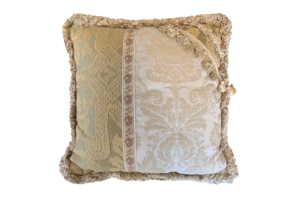 Sabelle Accent Pillow w/ Brush Fringe