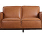 Carina Leather Love Seat