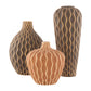 Waves Ceramic Vase Set (3 pcs.)