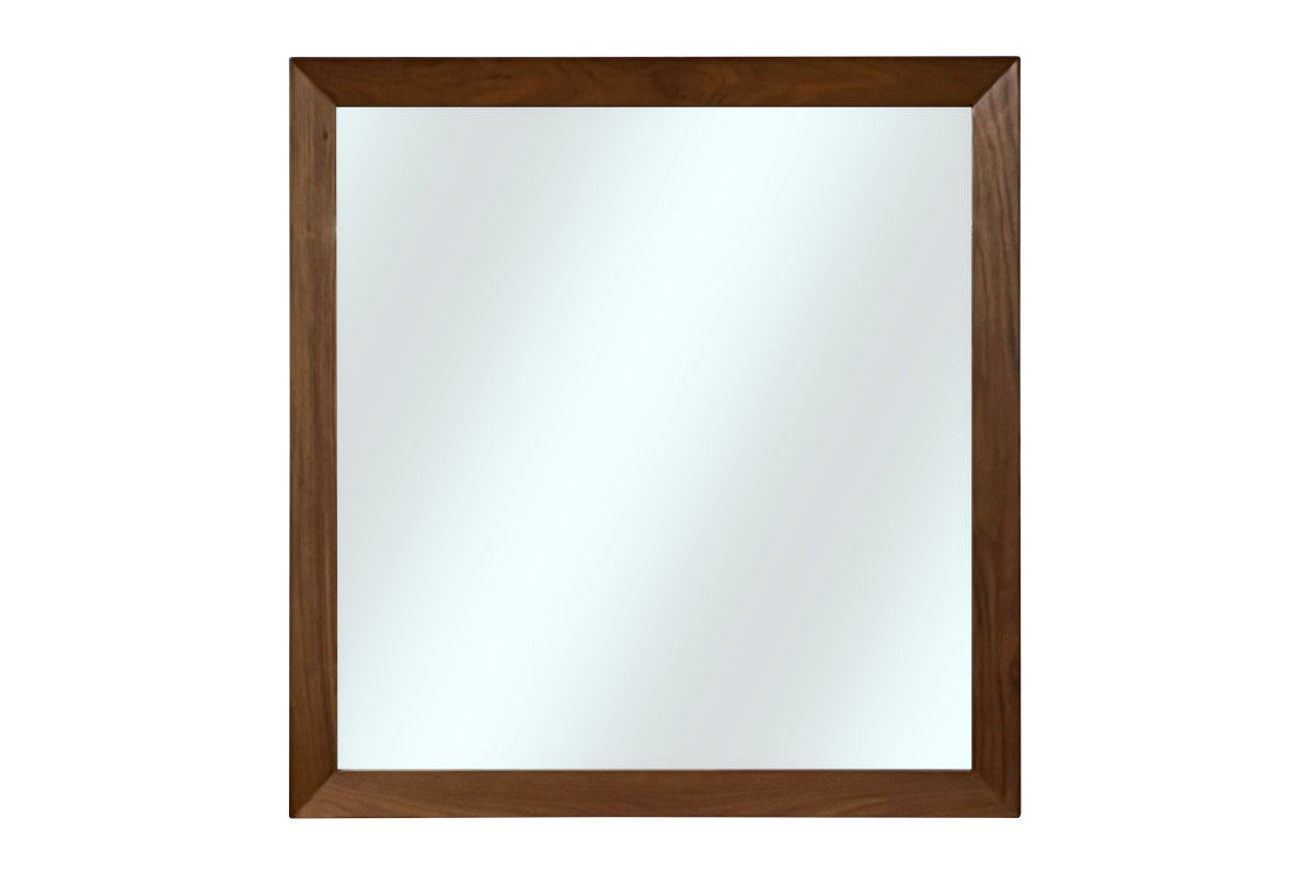 Solid Walnut 30" Wall Mirror